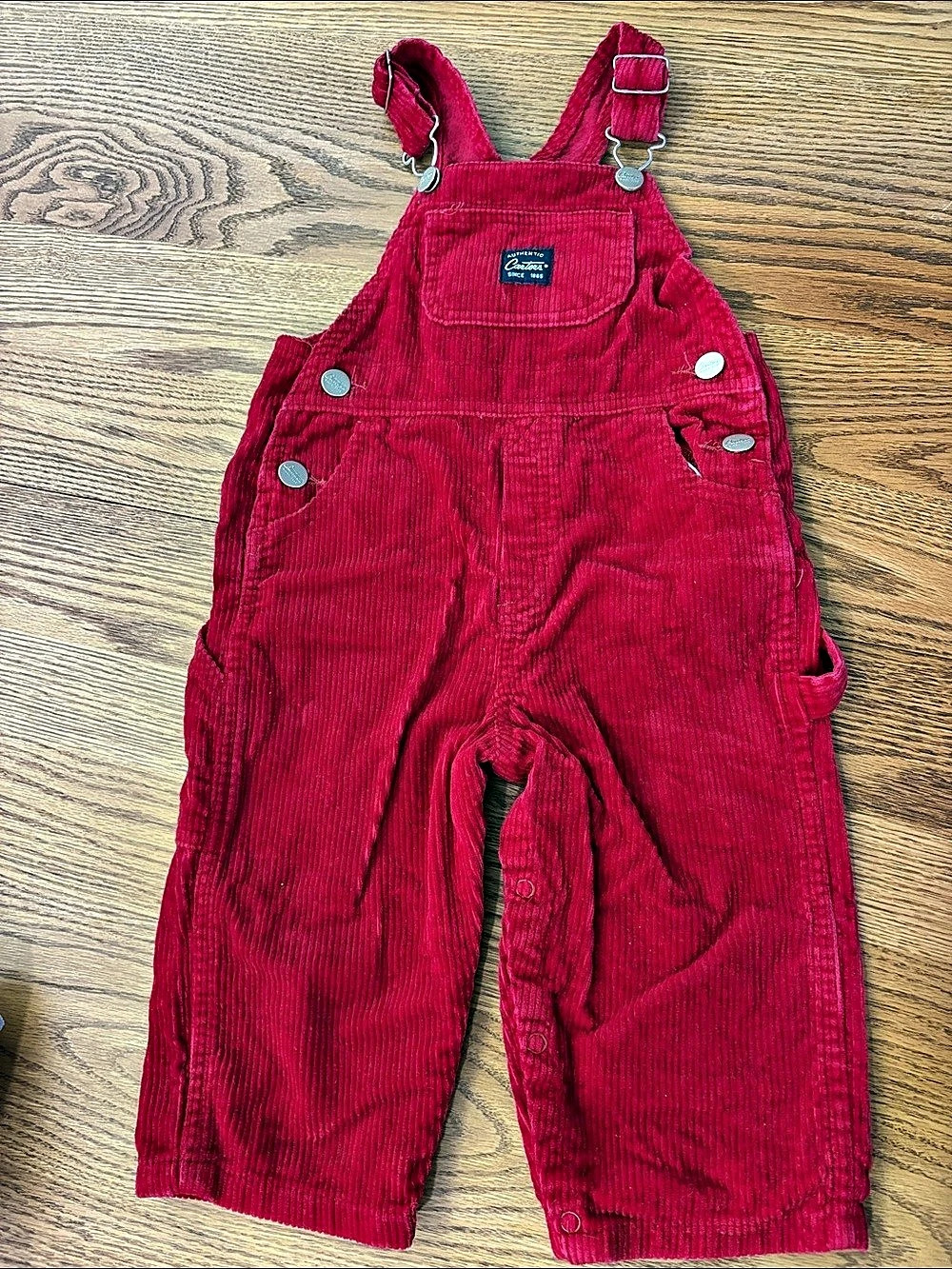 Carter's Red Corduroy Overalls